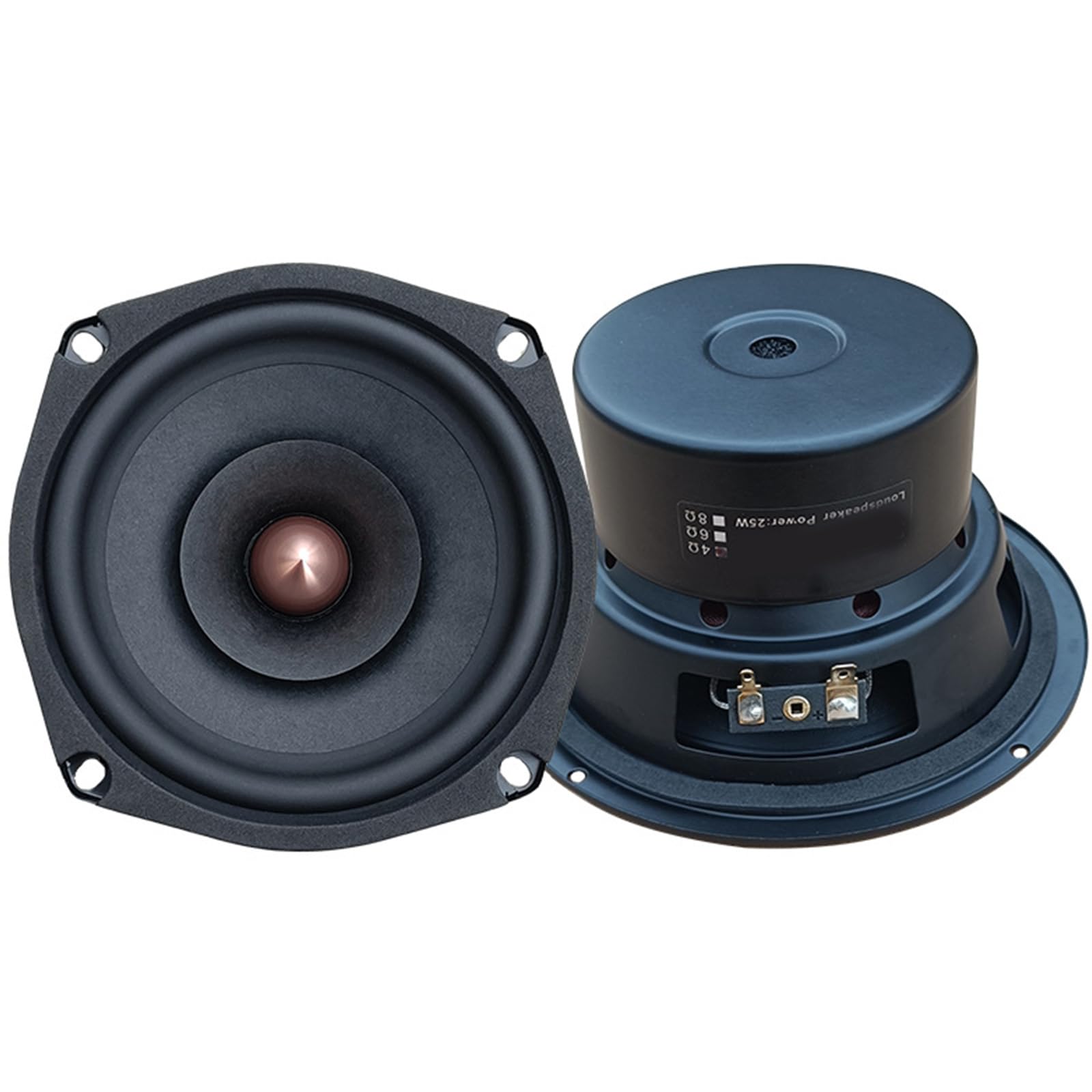 Amazon.co.jp: 5.25インチ 25ワットミッドレンジスピーカーウーファー