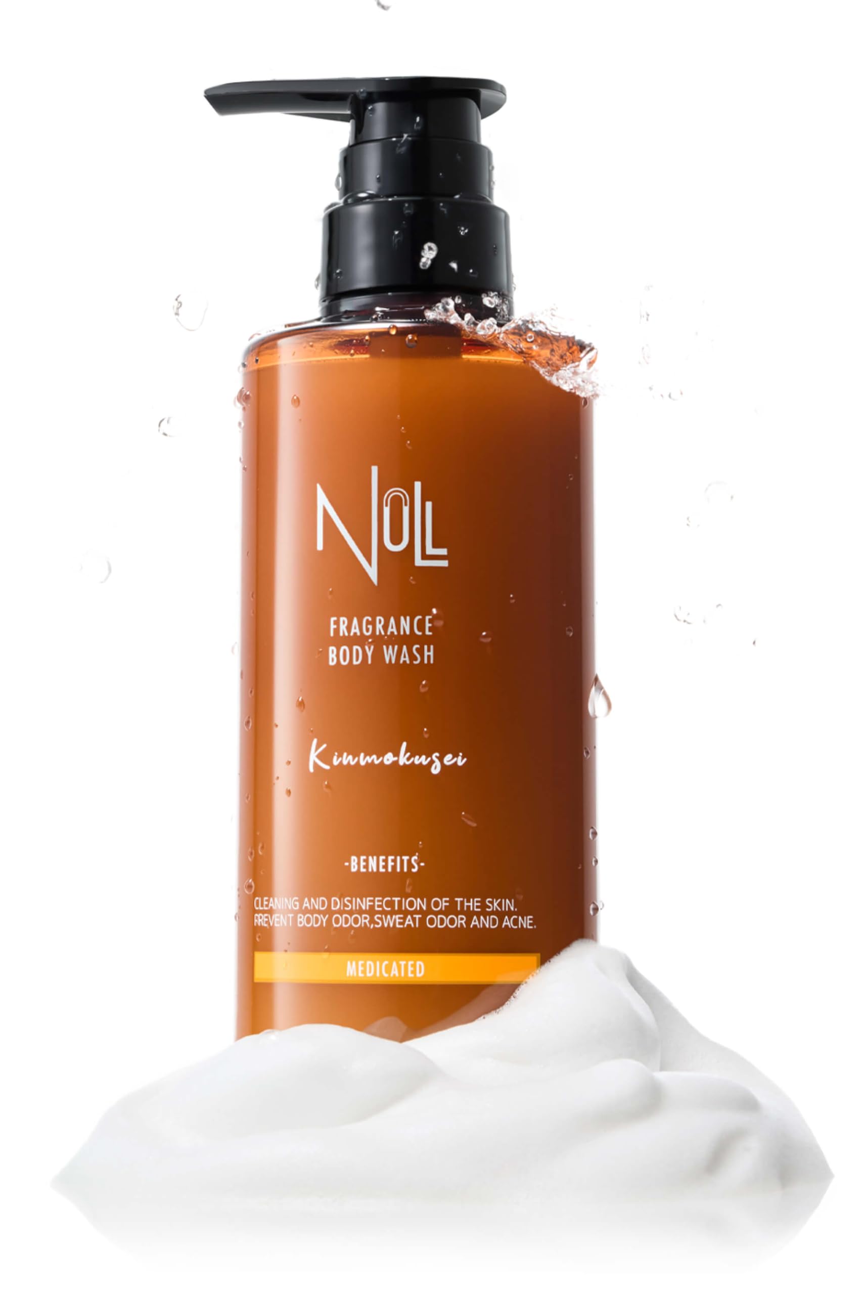 NULL Body Soap, Men's, Osmanthus Fragrance, Osmanthus Deodorization, Medicinal 13.5 fl oz (400 ml) : Beauty