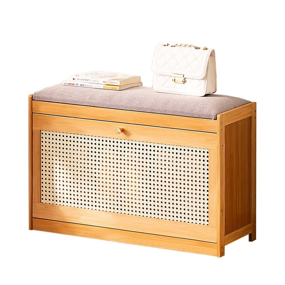 Banc de Rangement à Chaussures en Bambou pour en finir avec le désordre de l'entrée