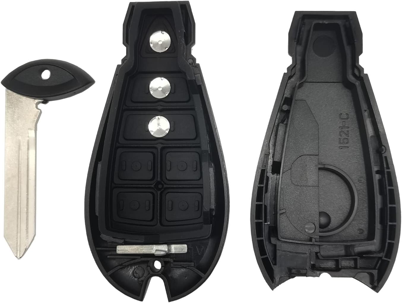 Replacement Keyless Entry Remote Key Fob Shell Case Fit for 2013-2018 Dodge Ram Truck 1500 2500 3500 GQ4-53T 56046953 (1) - Image 5