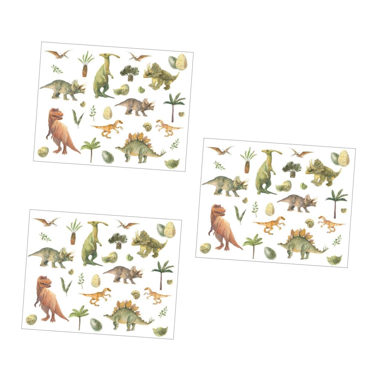 EXCEART 3 Set Adesivi Murali DIY Cartoni Animati Decorazioni per Cameretta Adesivi Murali e Ufficio