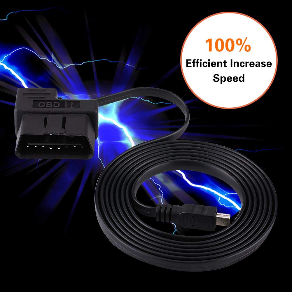 EVGATSAUTO Cavo Prolunga USB Per Auto OBD2 Da 180 Cm - Adattatore Diagnostico A 16 Pin, Universale Per La Maggior Parte Delle Auto, Facile Da Usare - 6