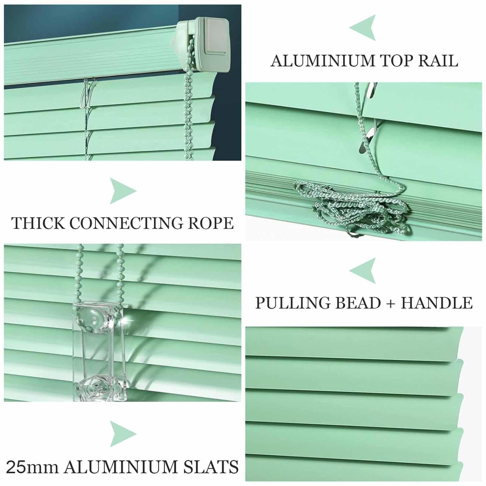 Aluminium Jaloezie,Horizontale Jaloezieën,25mm Metalen Lamellen Raamjaloezie,Verduisterende Rolgordijn,Zonwering,Privacy Jaloezie Raam & Deur,Roze,Aanpasbaar,Breedte × Hoogte (160cm x 200cm