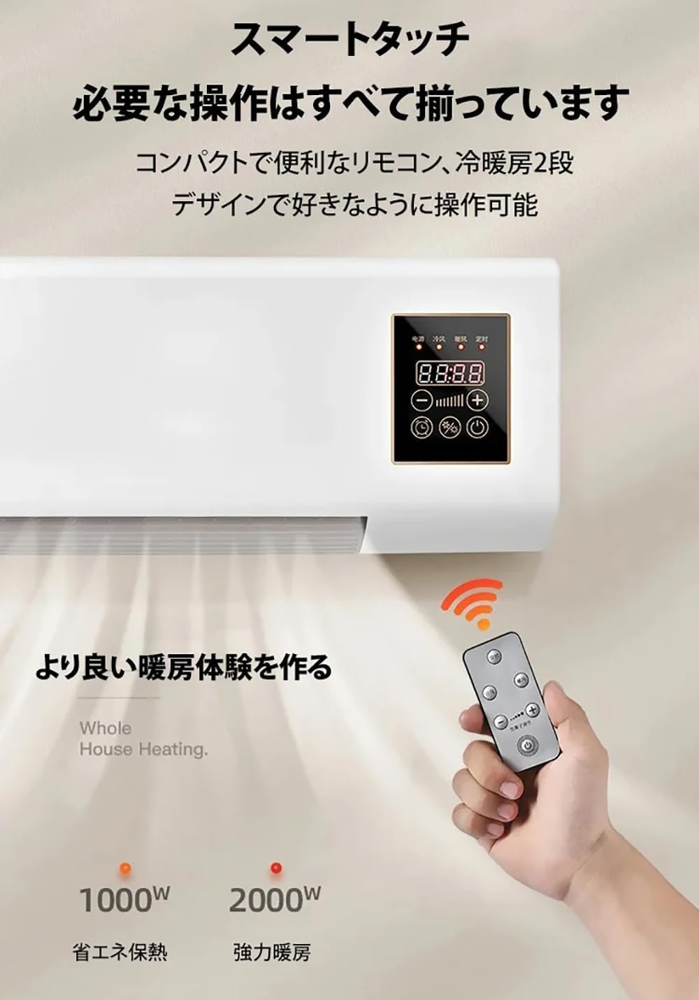 Amazon.co.jp: 冷暖両用移動式小型エアコン、スポットクーラー 家庭用