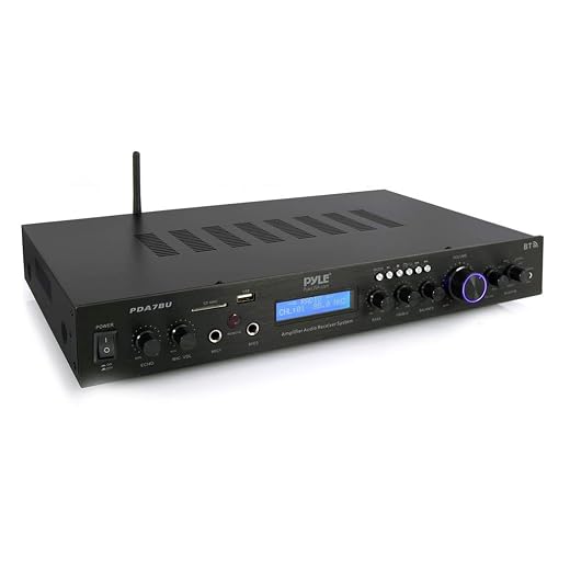 Pyle Bluetooth Home Theater Amplifier for Multi-Channel Flexibility