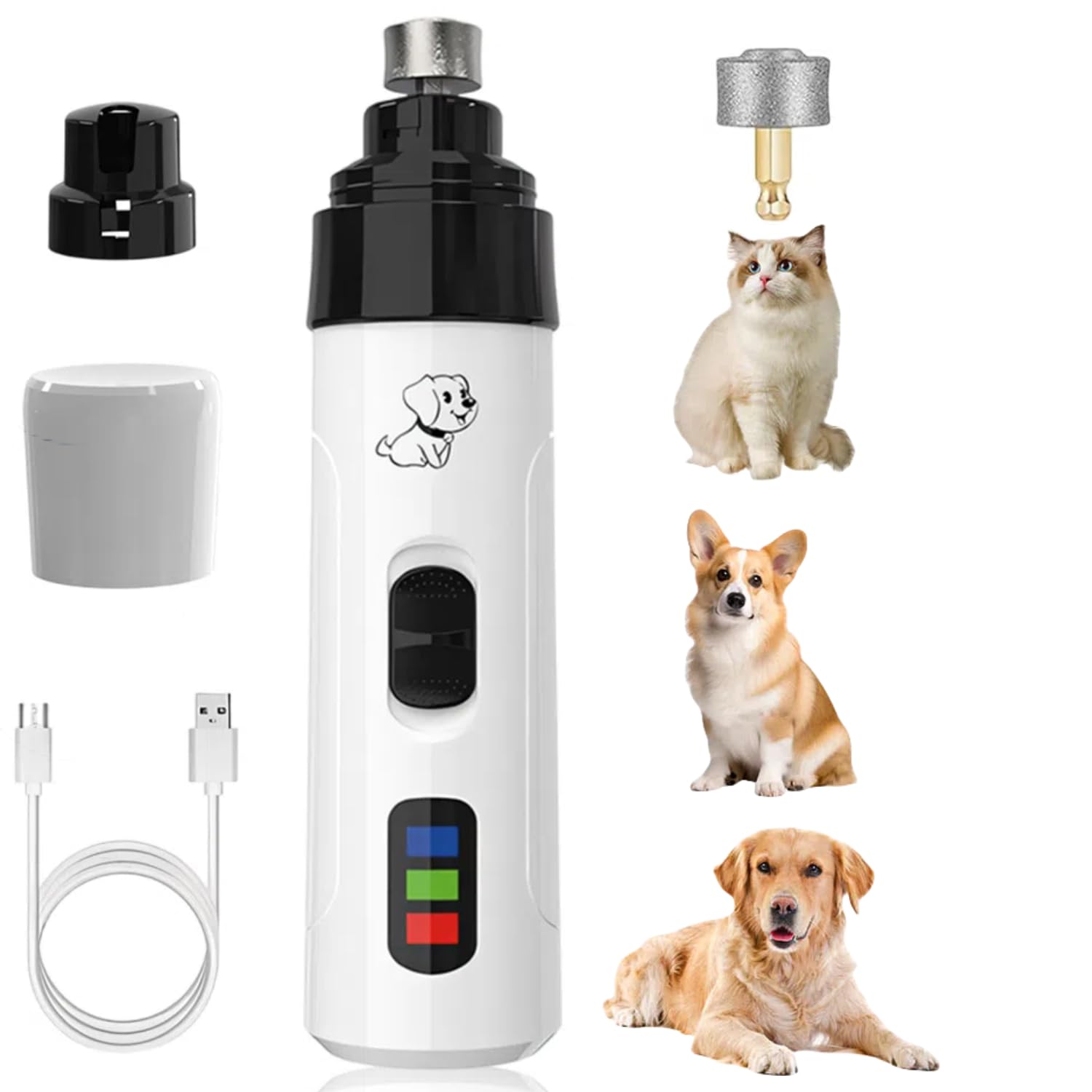 Heusom Silent Groom Pro Nail Grinder