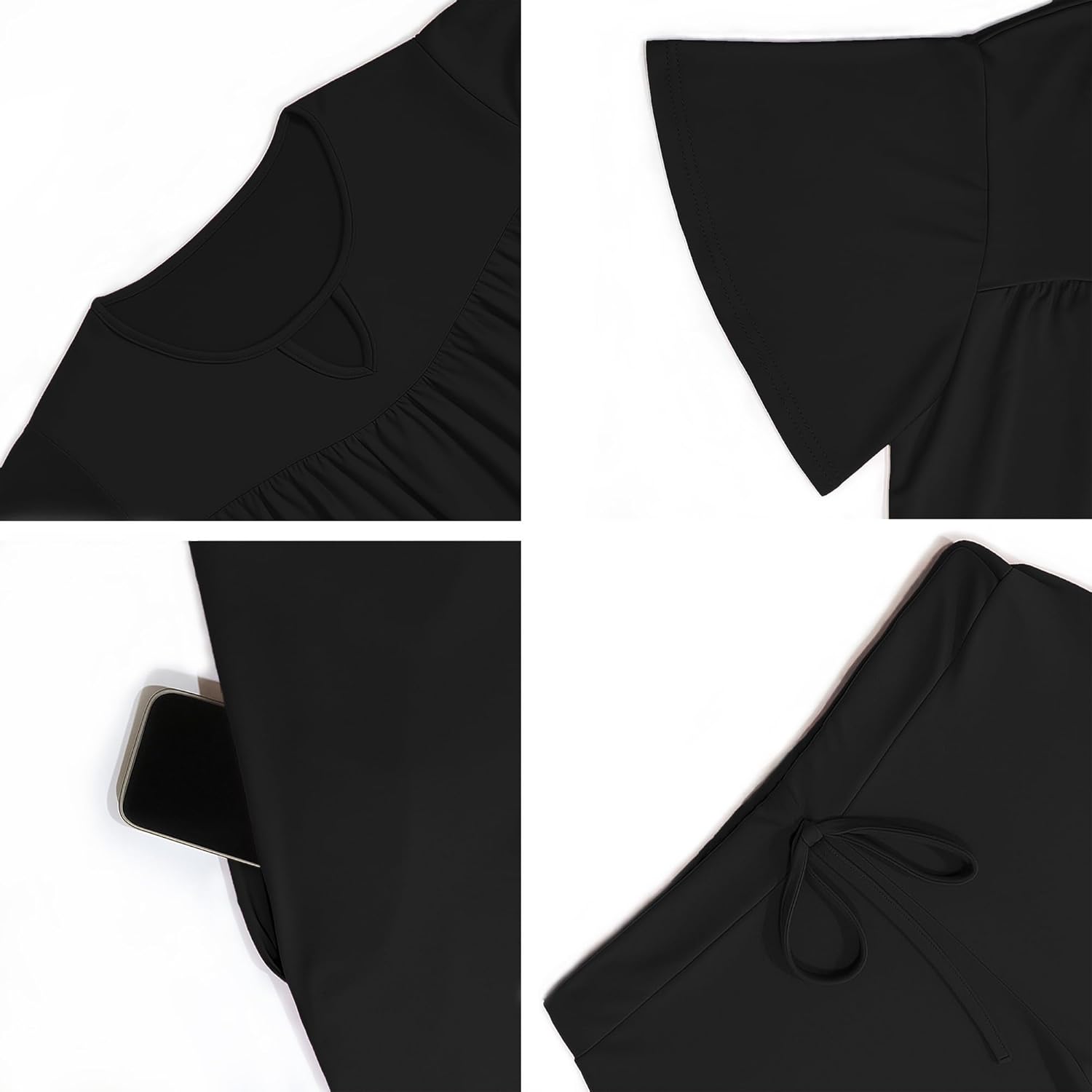 Heat Move Women’s Plus Size 2-Piece Pajama Set – Soft Short Sleeve Top & Capri Pant Sleepwear with Pockets, L-5XL - Image 5