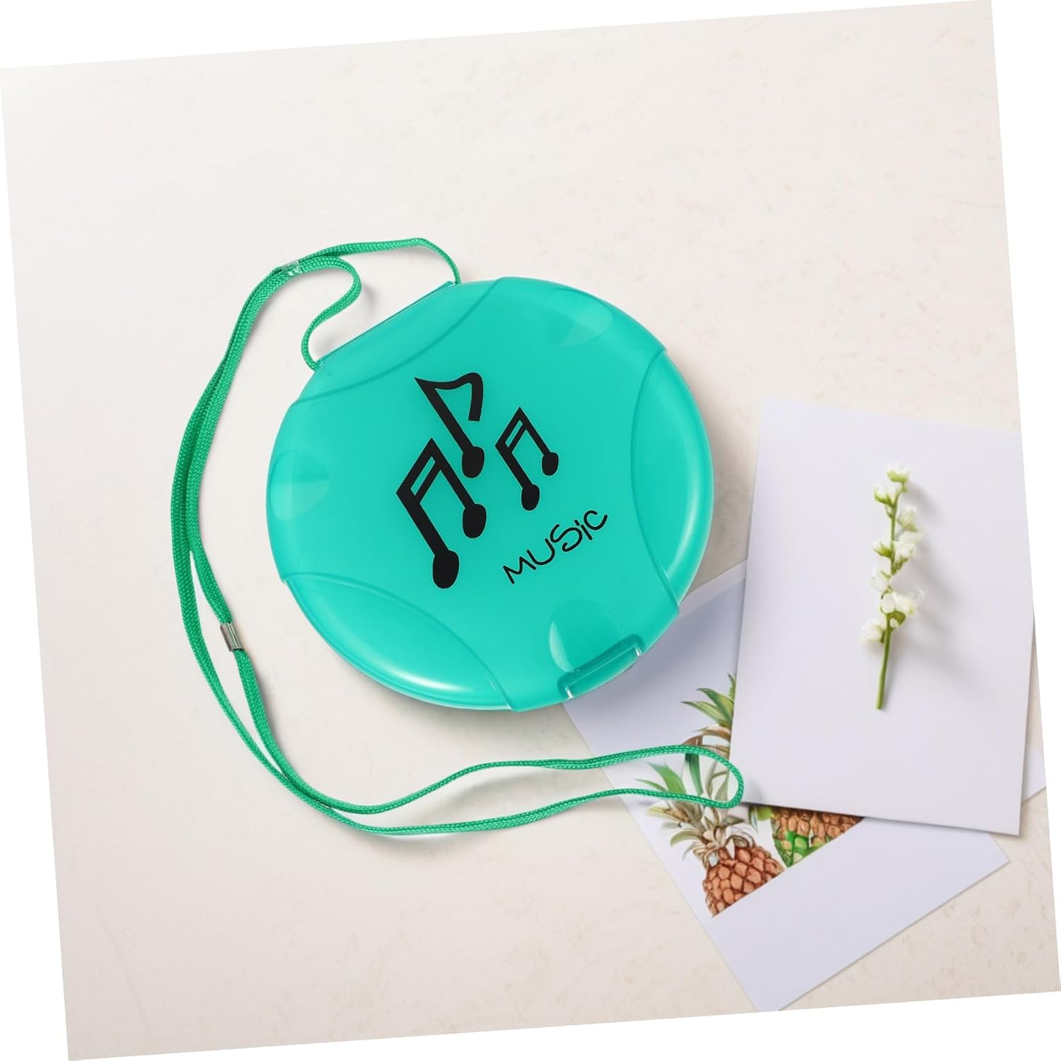 CD DVD Storage Case Wallet Portable Hard Plastic Holder for Home and Travel Creative Music CD Organizer Protective Design image 5