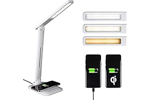 OttLite Desk Lamp: Charge Up LED Desk Lamp with Wireless Qi Charging...