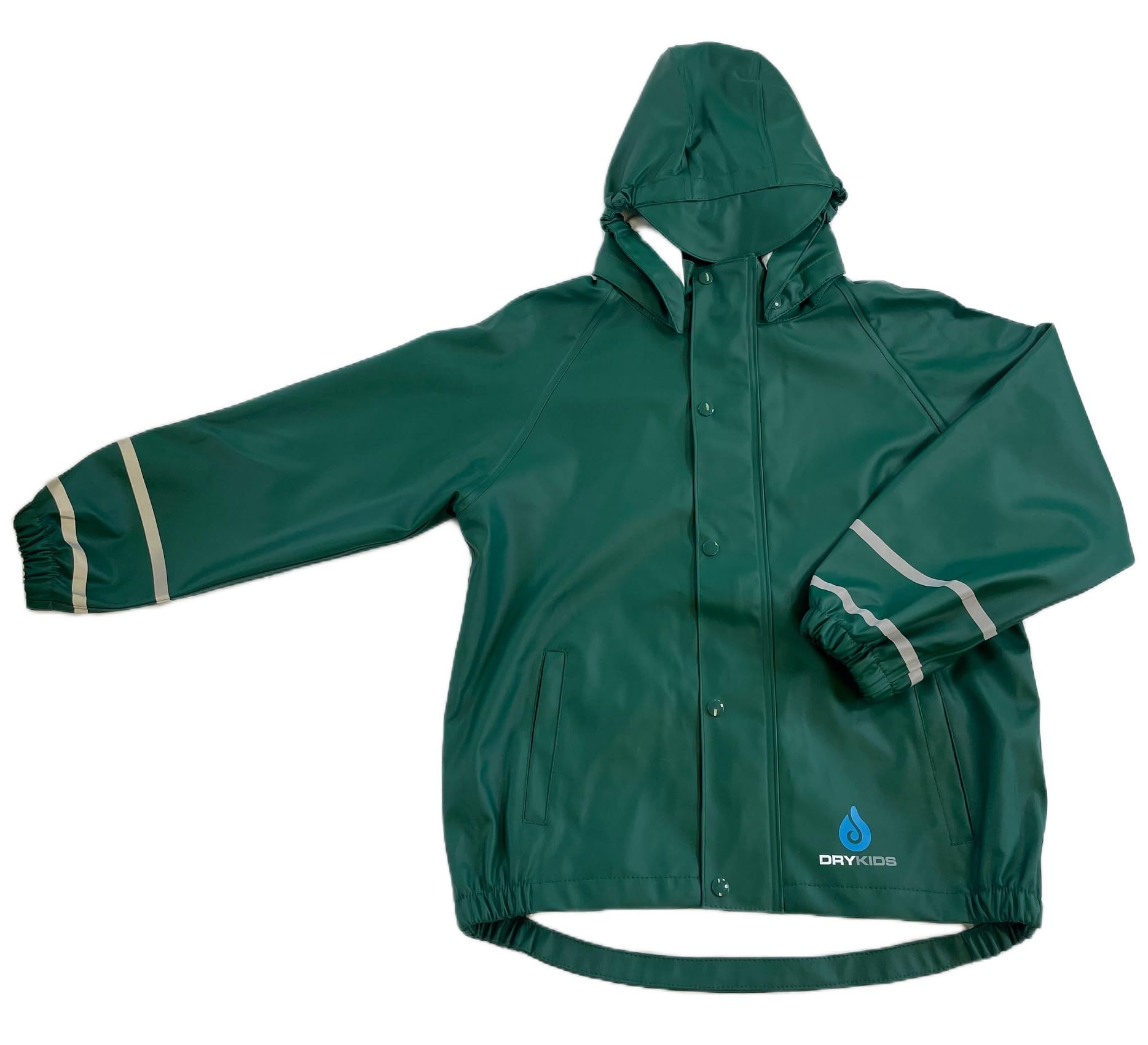 Dry Kids Forest Green Pu Jacket Unlined - 9/10Yrs
