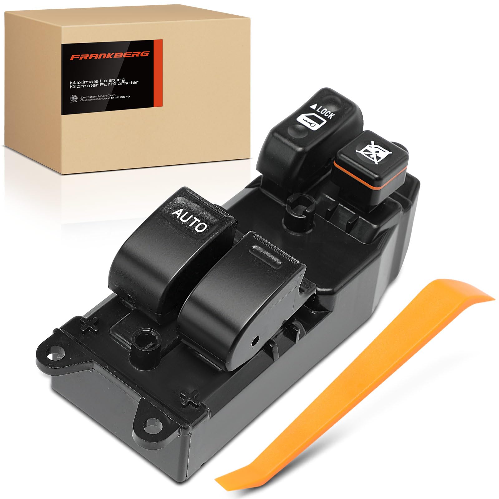 Frankberg Interruttori alzacristalli Anteriore sinistro Compatibile con Yaris P1 1.3 1.0 1.5 1.4 D-4D 1999-2005 Replace# DS1752,DWS1414
