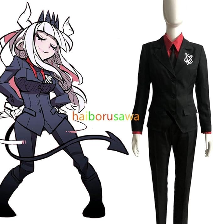Amazon Kyuucos Helltaker ヘルテイカー 反逆の墮天使ル ルシファー Lucifer コスプレ衣装 コスプレ 仮装 通販 Amazon Kyuucos Helltaker ヘルテイカー 反逆の墮天使ル ルシファー Lucifer コスプレ衣装 コスプレ 仮装 通販