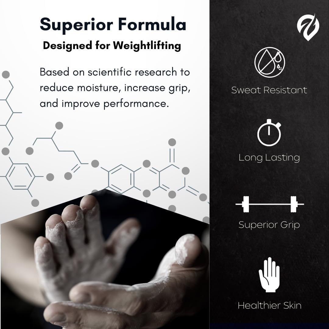 EVMT Brands Gesso Liquido e Magnesite Liquida Antiscivolo per Palestra, Sollevamento Pesi, Arrampicata, Ginnastica, Danza Resistente al Sudore per Presa Potente