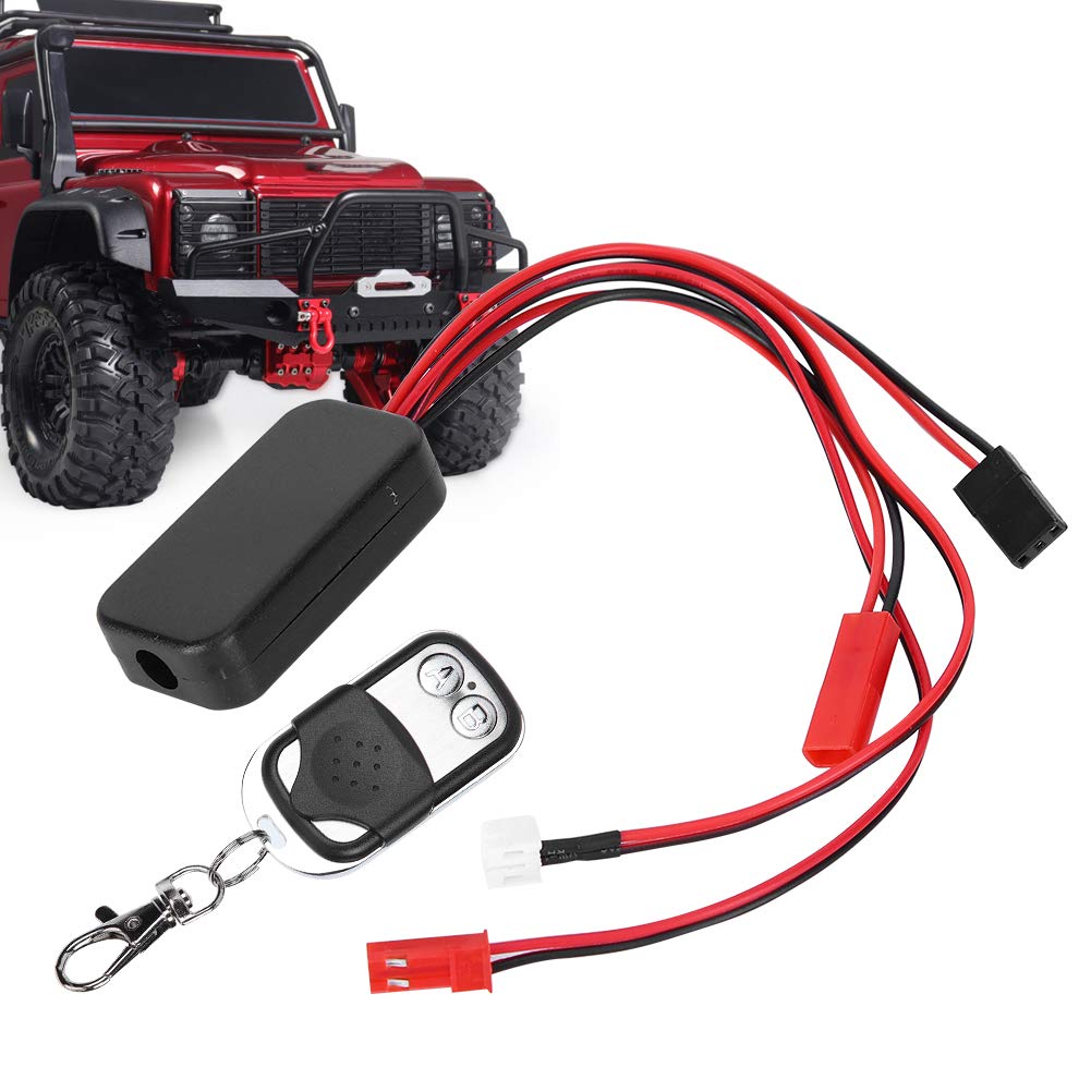 VGEBY Verricello RC, Simulato e Adattabile per Modelli 1/10, Controller per Verricello con Presa Universale, for Appassionati di Modellismo Auto Radiocomandata e Simulazione Soccorso Fuoristrada