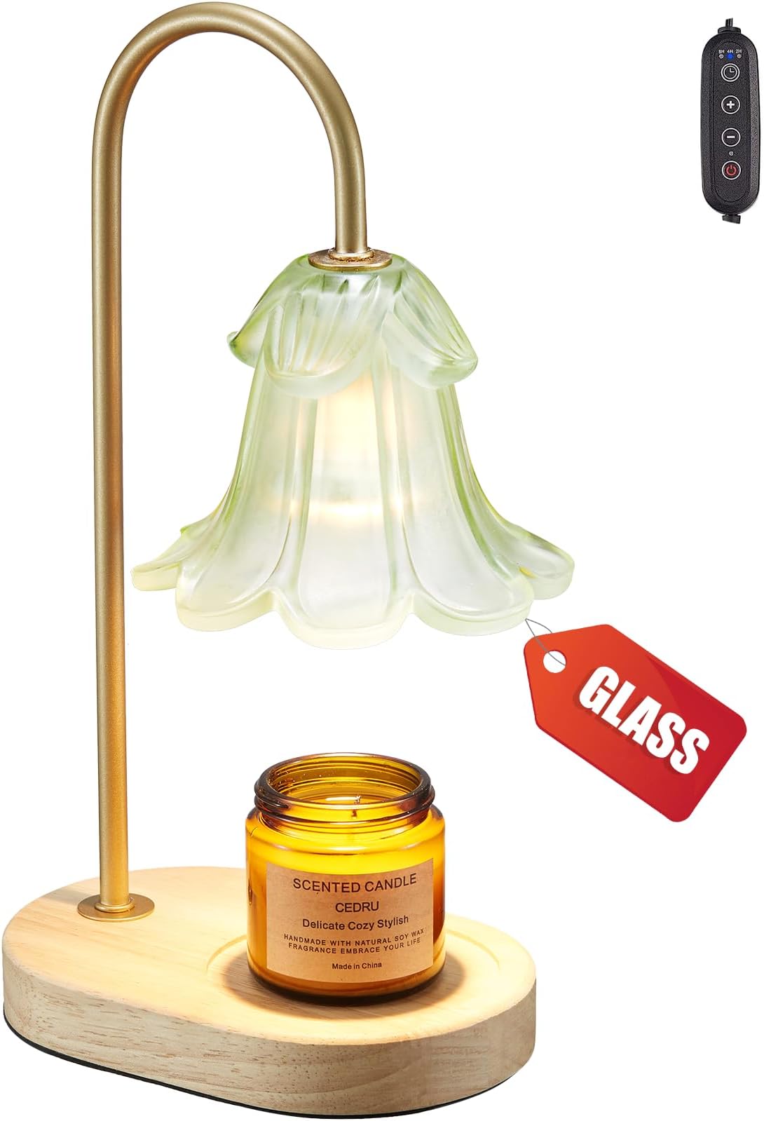 Keymit Candle Warmer Lamp with Timer for Jar Candles, Glass