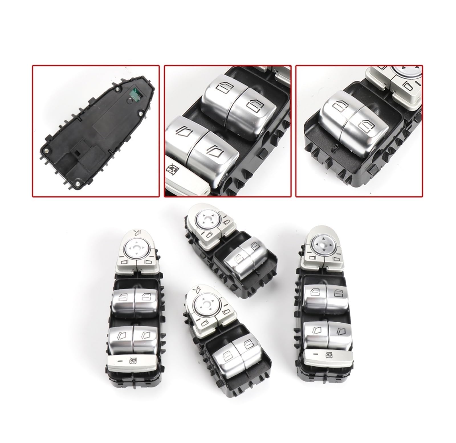 Interruttore Elettrico Principale Finestrini Per Mercedes Vito Classe V (W447/W448) – Sostituzione OEM 4475450413 / 4479054203