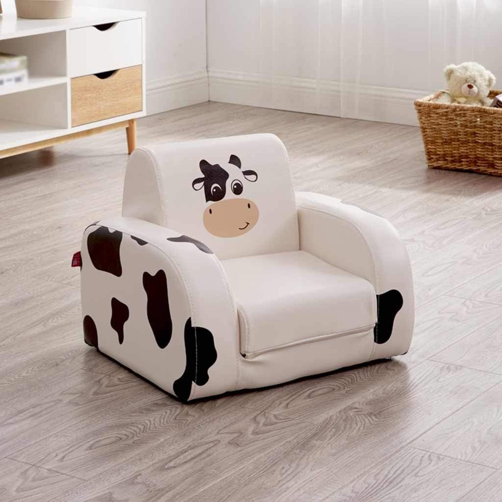 Couch Small Sofa Seats in The Bedrooms for Boys and Girls Nursery Three-Purpose Backrest Armchair Suitable for Under 4 Years Old Load-Bearing 50kg (Color : Verde Size: 404550cm) (White 40*45*50cm)