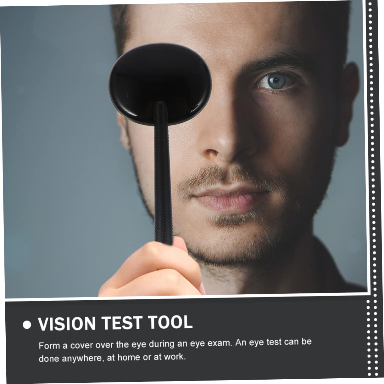 NOLITOY 10pcs Eye Shield Exams Occluder Eyesight Test Spoon Occluder Tool Test Tool Plastic Eye Occluder Test Kit Occluder Eye-Shielding Plate Instrument Abs Engineering Plastics Handheld