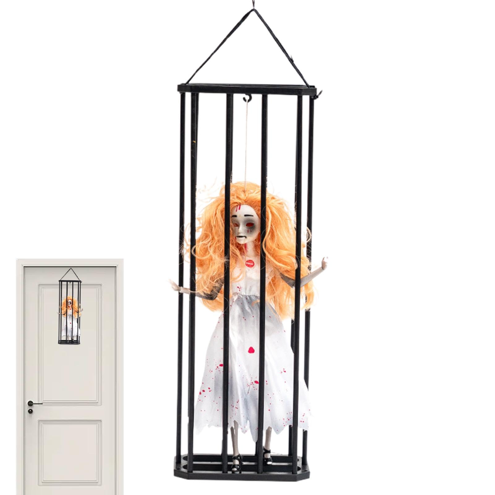 Cage fantôme Halloween avec détecteur pour piéger vos amis et réussir toutes vos farces d'horreur