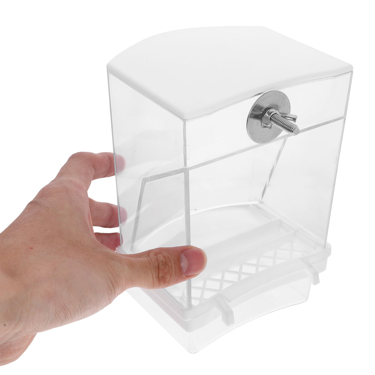 Levemolo Mangiatoia Per Uccelli Antispreco Automatica Per Pappagalli Contenitore Capiente Design Antischizzi Per Uso Interno Ed Esterno Gabbie Uccellini