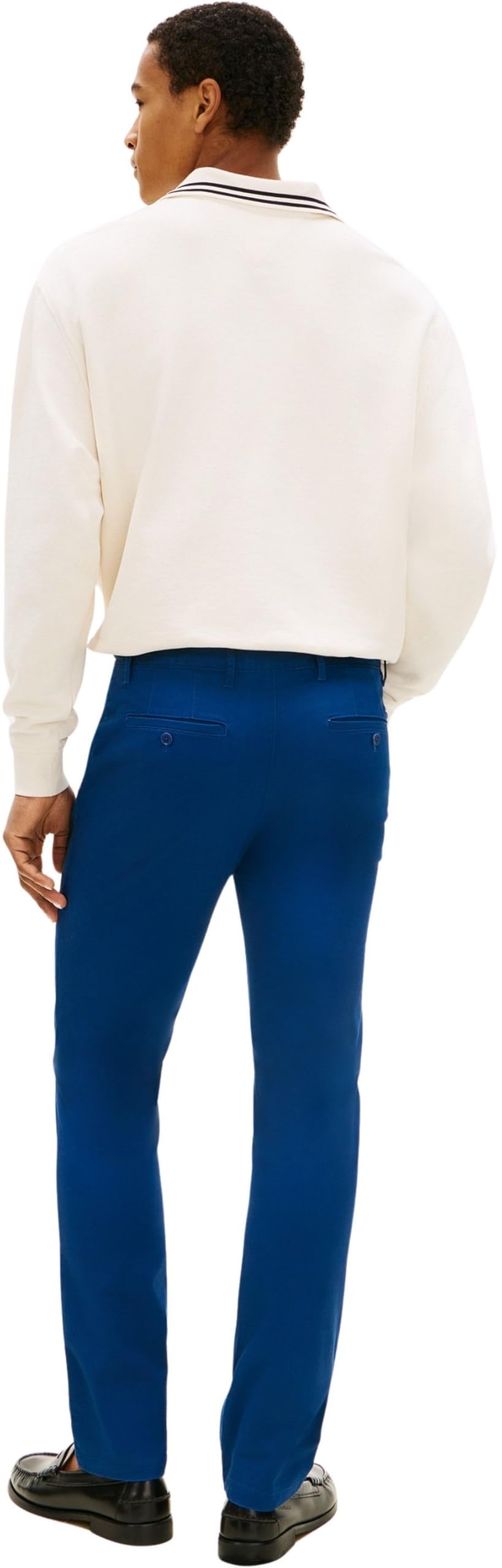 Tommy Hilfiger Herren Chino Hose Core Denton Essential Twill Straight Fit, Blau (Blue Jean), 30W/36L – Ansicht 2
