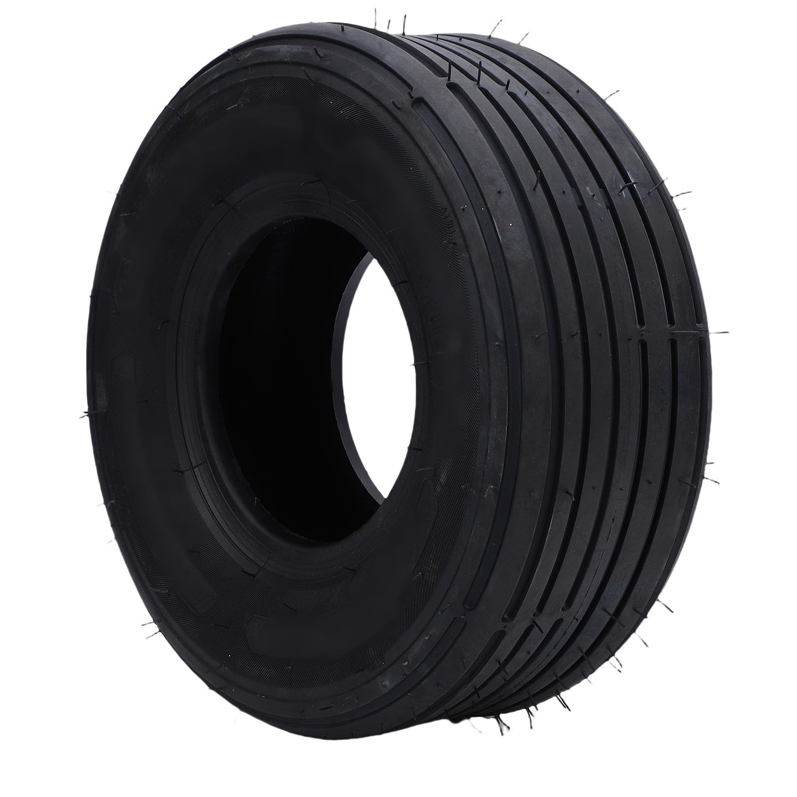 aqxreight 15x6.00 6 Turno de Césped Tiradora de Cortacésped 4PLE Capacidad de Carga de 440 Libras sin Tuberías de Servicio Pesado con Rueda de 6 Pulgadas para el Carro de la