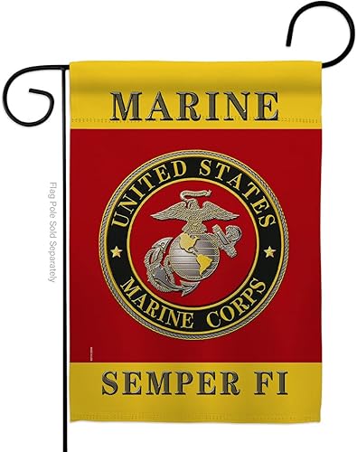 Bandera del Cuerpo de Marines de los Estados Unidos USMC Semper Fi de doble cara para decoración de césped, regalo para casa, jardín, patio,