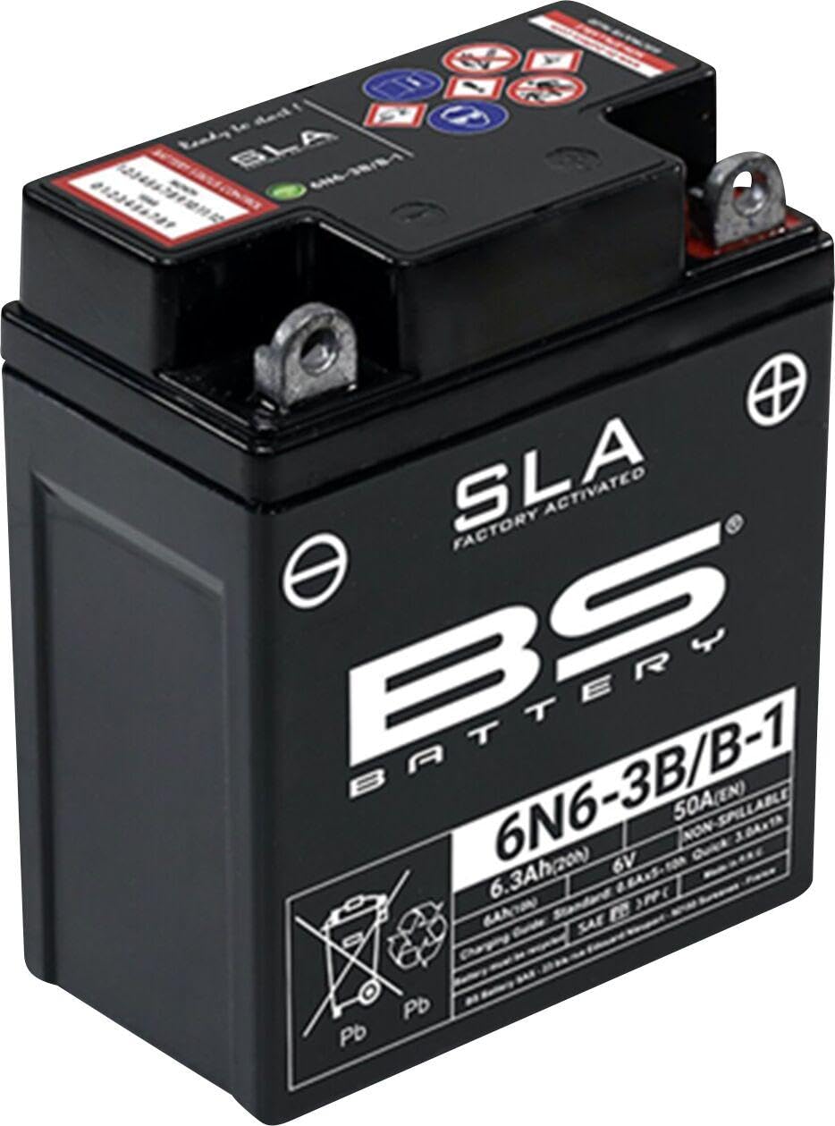 BS Battery Fabrycznie bezobsługowa bateria SLA - 6N6-3B / B-1