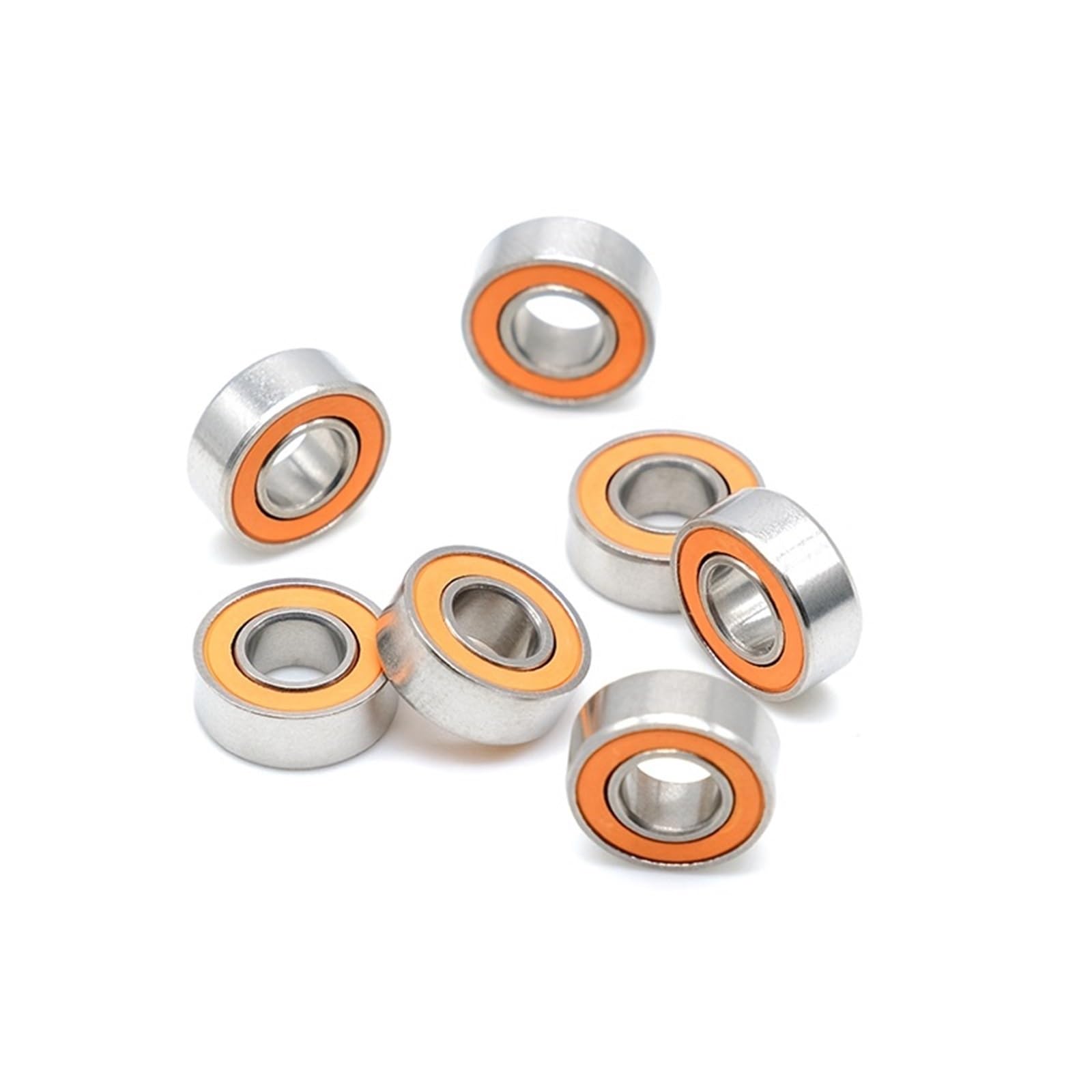 Rodamientos de bolas híbridos de acero inoxidable SMR115 2RS de 5 x 11 x 4 mm (2 unidades)
