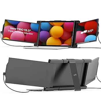 ディスプレイ・モニター本体 TRIO by MobilePixels TRIO 2nd Laptop Screen Extender | Triple Monitor for Laptop