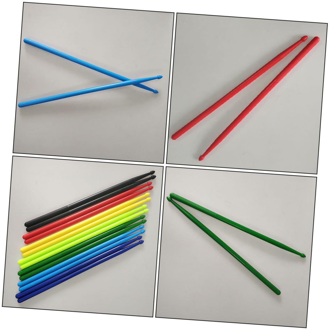 GALPADA 7 Paar 5a Nylon Drumsticks für Anfänger und Amateure Leichte Schlagzeug Stäbe mit Perfektem Gewicht und Langlebigem Material für Zuhause und Schule
