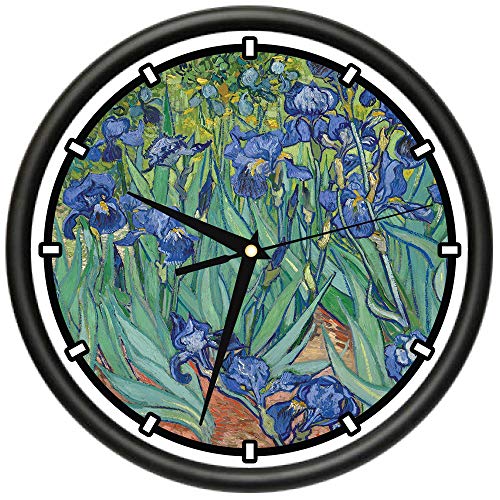 Reloj de Pared SignMission Diseño Irises 10x10 pulgadas