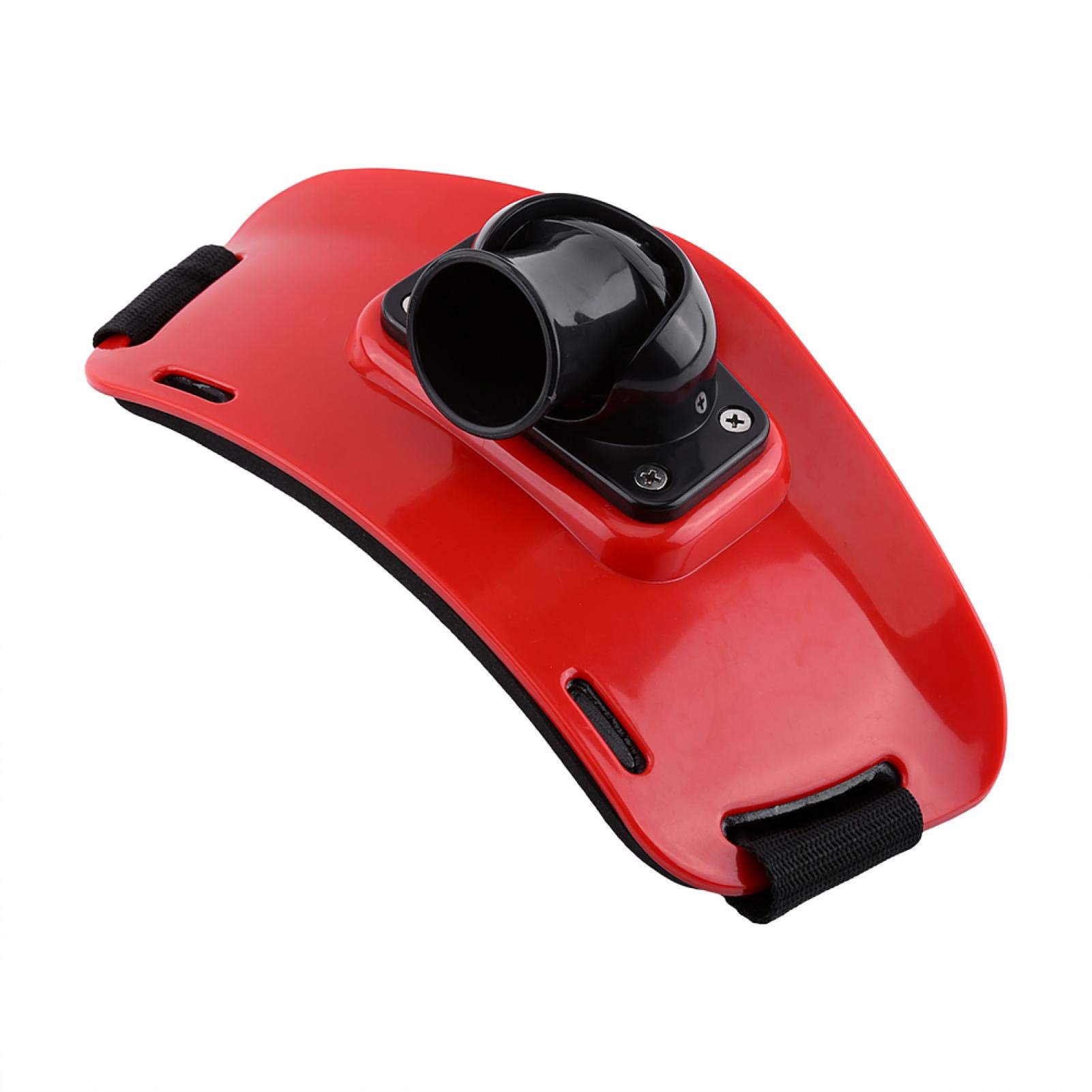 OUKENS Fishing Rod Fighting Belt, 3 Colors Stand Up Belt Rotary Fishing Rod Holder Back Padded Fishing Fighting Rod Belt(Red)