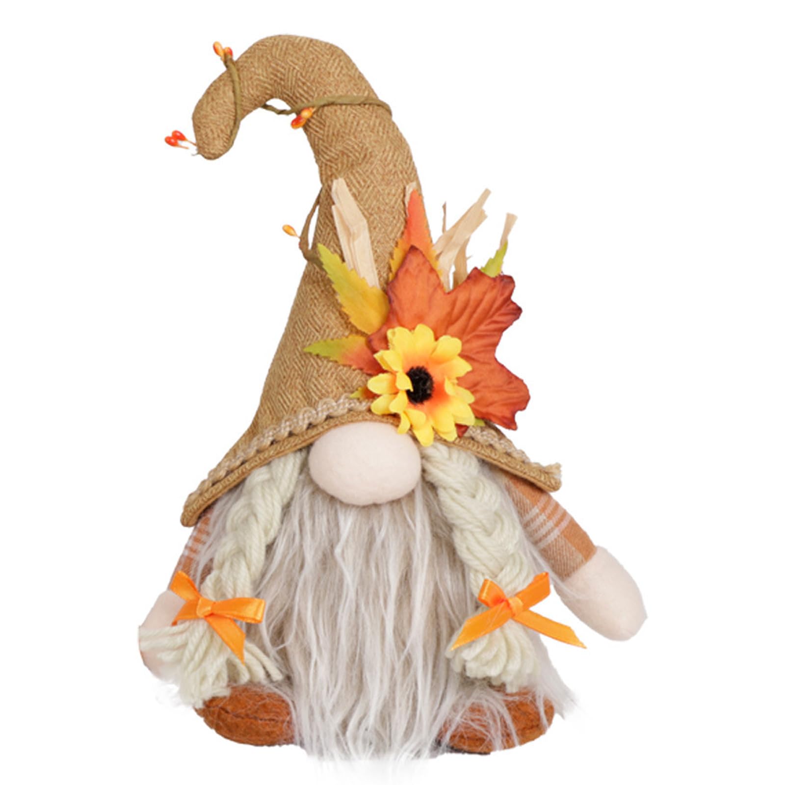 Carotoe A Christmas Party Decoration Lovely Bent Cap Rudolphs Statue User Friendly Materials Desktop Shelf Festival Gift Utumn Faceless Gnomes