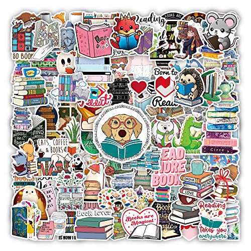 100 adesivi motivazionali a tema lettura, positivi, per bambini, studenti, insegnanti, in vinile impermeabile, per borracce, laptop