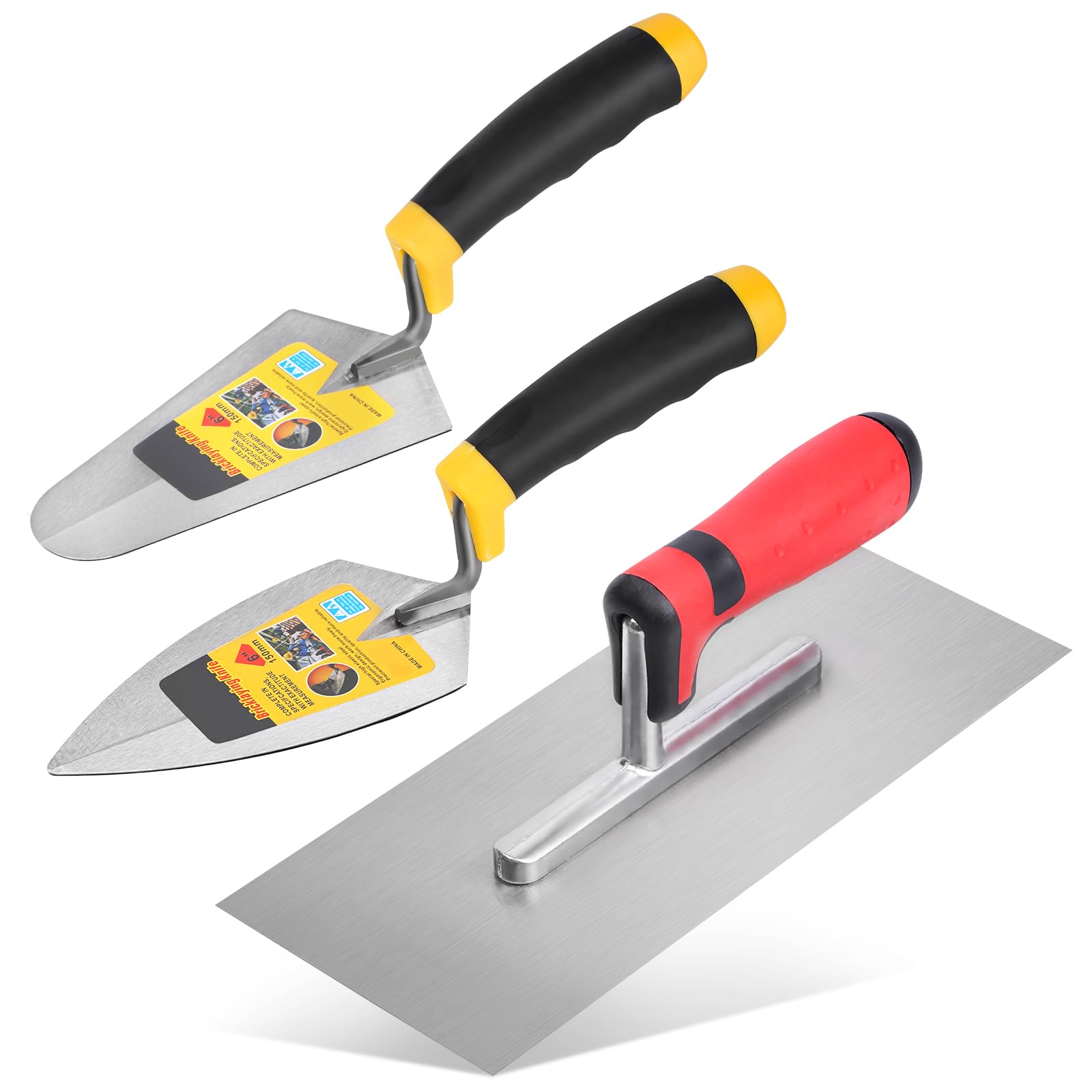 Outils de maçonnerie truelle pointue et truelle de finition plate