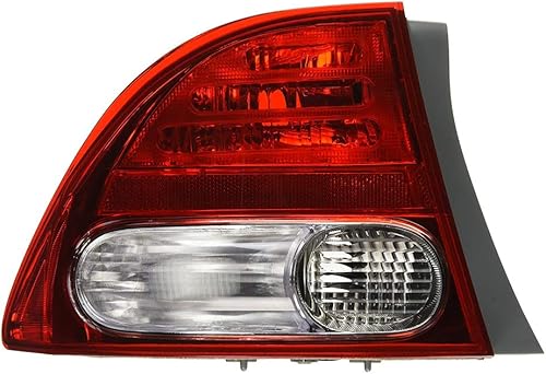 EPIC LIGHTING Luz trasera halógena de repuesto compatible con HONDA 09-11 CIVIC [HO2818138 33551SNAA51] Lado izquierdo del conductor