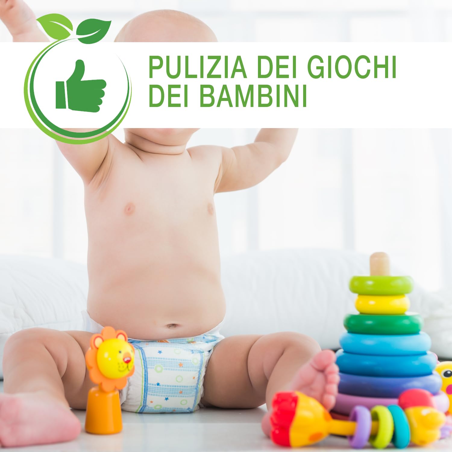 Igienizzante Superfici alla Spina 10Kg Bag in Box - ecological system -Baby Clean