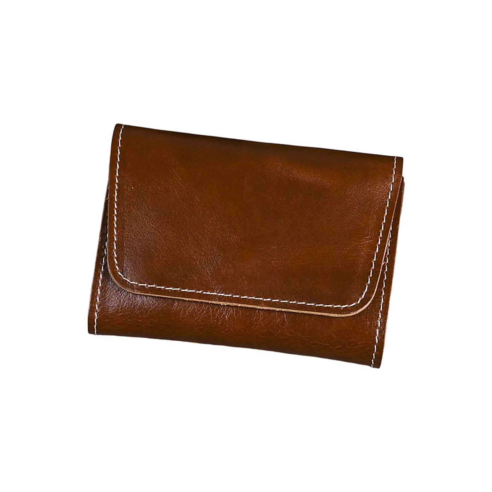 Buxuaaaa Unisex Coffee Wallet With Reinforced Stitching And Closure For Everyday Carry Simple Wallet