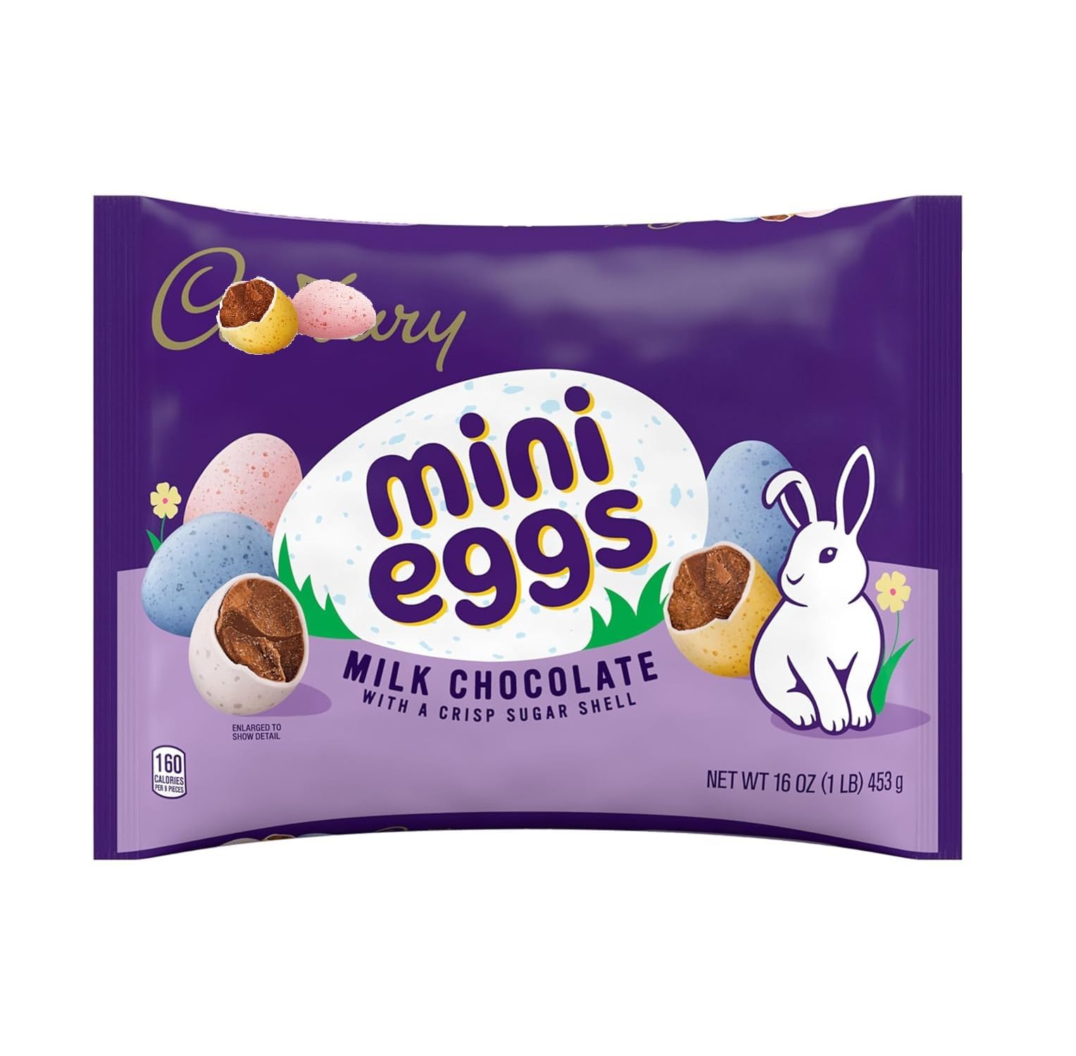 Mini Eggs Milk Chocolate Candy 16 oz Bag Milk Chocolate Eggs - Irresistible Treats Eggs for Special Occasions, Premium Candy Mini Eggs for All Ages