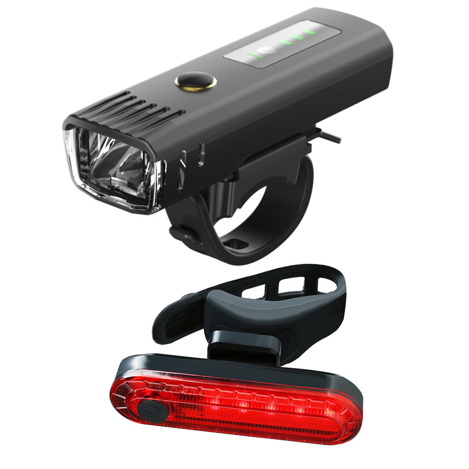 Bike Lights Front and Back USB Rechargeable Bicycle Lights Set, Waterproof Bike Light Cycle Lights Accessories with Tweeter