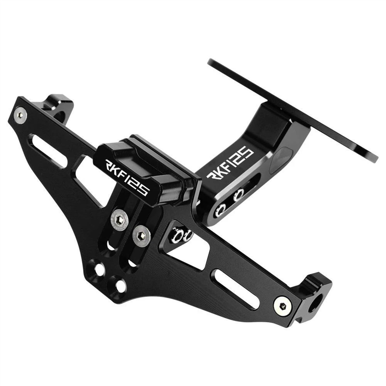 Portatarga per Keeway RKF 125 RKF125 2018-2023 2022 2021 2020 2019 Accessori Moto Supporto per Targa Posteriore(Black)