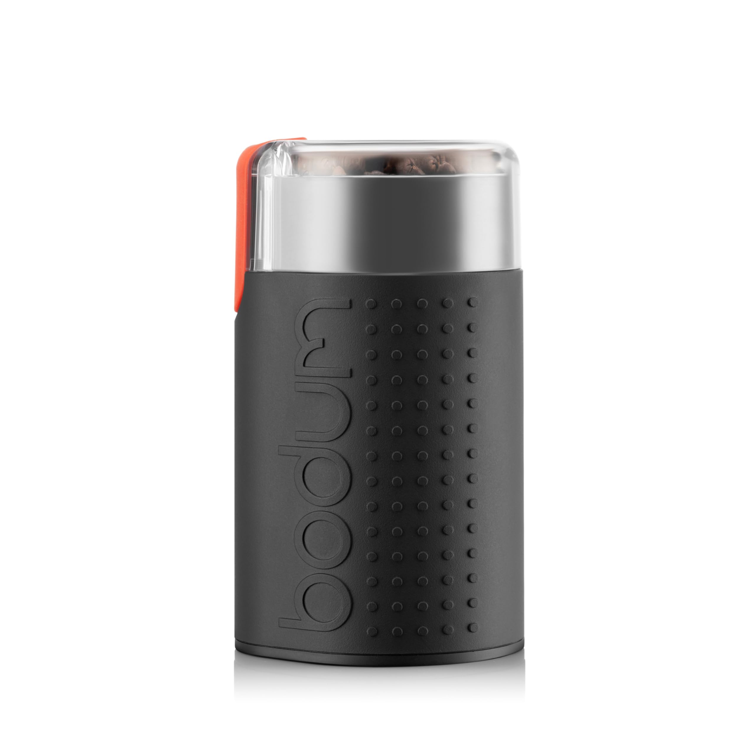 BODUM Bistro Electric Coffee Grinder, 60g Capacity Blade Grinder with Stainless-Steel Blades, One-Touch Pulse Control and Cord Storage, Black 11160-01UK