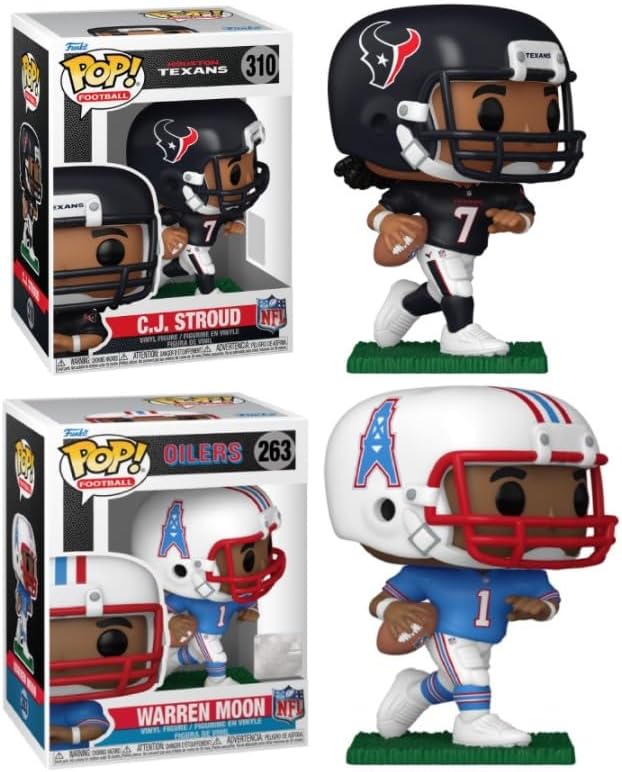 Funko CJ Stroud/Warren Moon (Houston) NFL Pop! Combo (2)