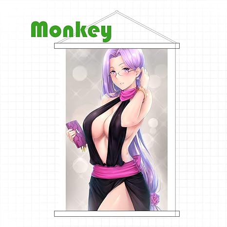 Amazon Monkey タペストリー Fate Stay Night Medusa メドゥーサ 掛ける絵 巻物 同人 部屋飾り壁 おしゃれ 可愛い アニメ好き 萌え 90cmx154cm アニメ 萌えグッズ 通販