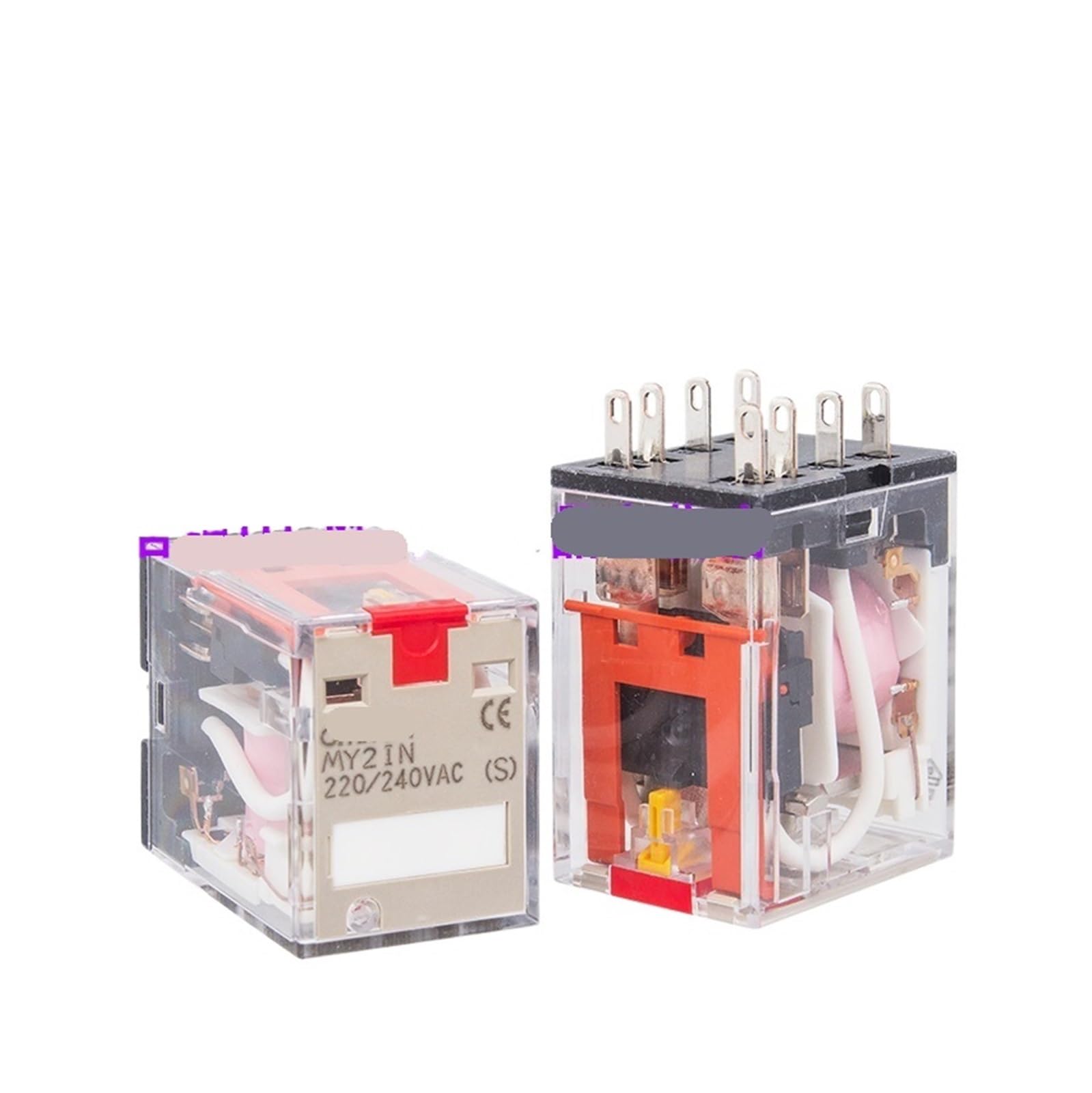 1 pz Relè MY2N-MY4N-MY2IN-MY4IN-D2-GS-J DC24V 220V(MY2IN -AC220V -1)