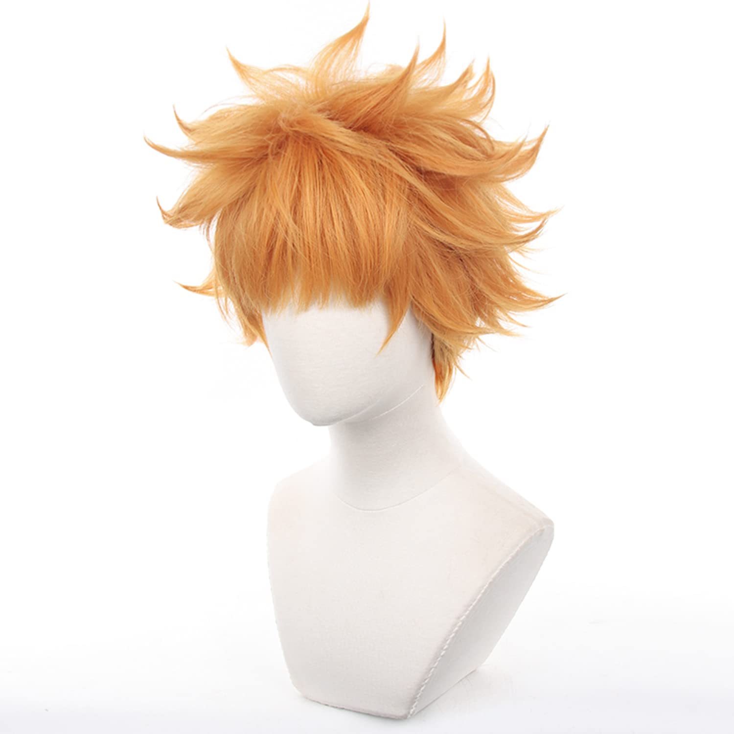 Amazon.co.jp: オレンジ ショート ウィッグ コスプレ フルウィッグ