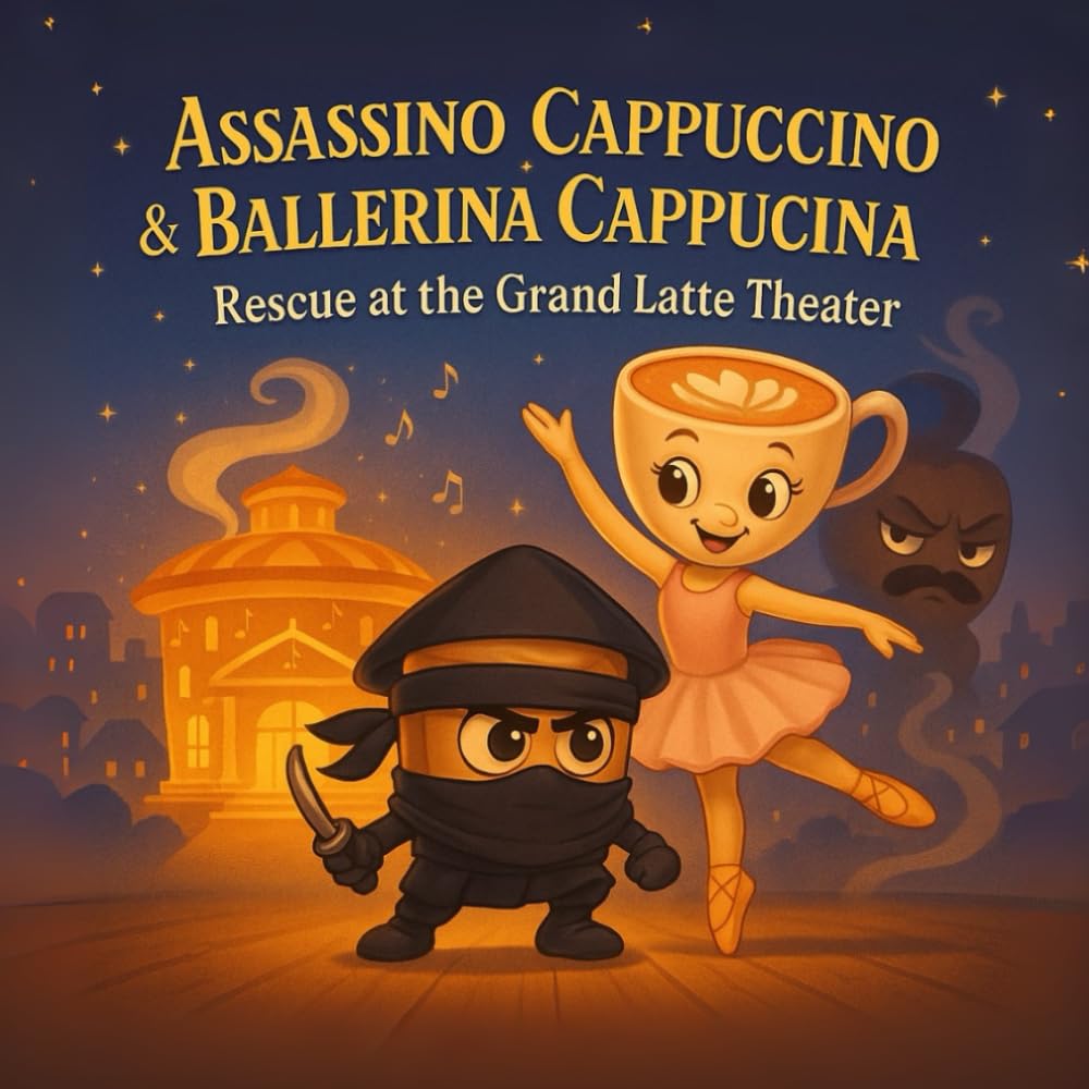 Assassino Cappuccino & Ballerina Cappucina: Rescue at the Grand Latte Theater: A Witty Tale of Ninja Adventures, Latte Theater, Espresso Villains & a ... Brave Rescue, Italian Brainrot in Action!