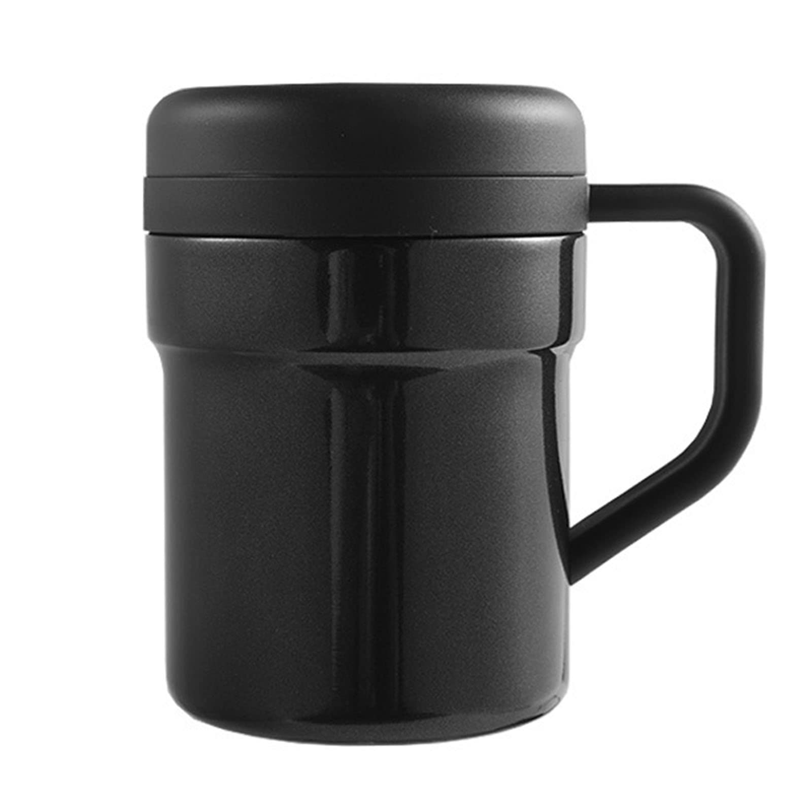 Taza de café de 320 ml con agitación automática, de Acero Inoxidable, con Calentamiento magnético, para café y Leche.