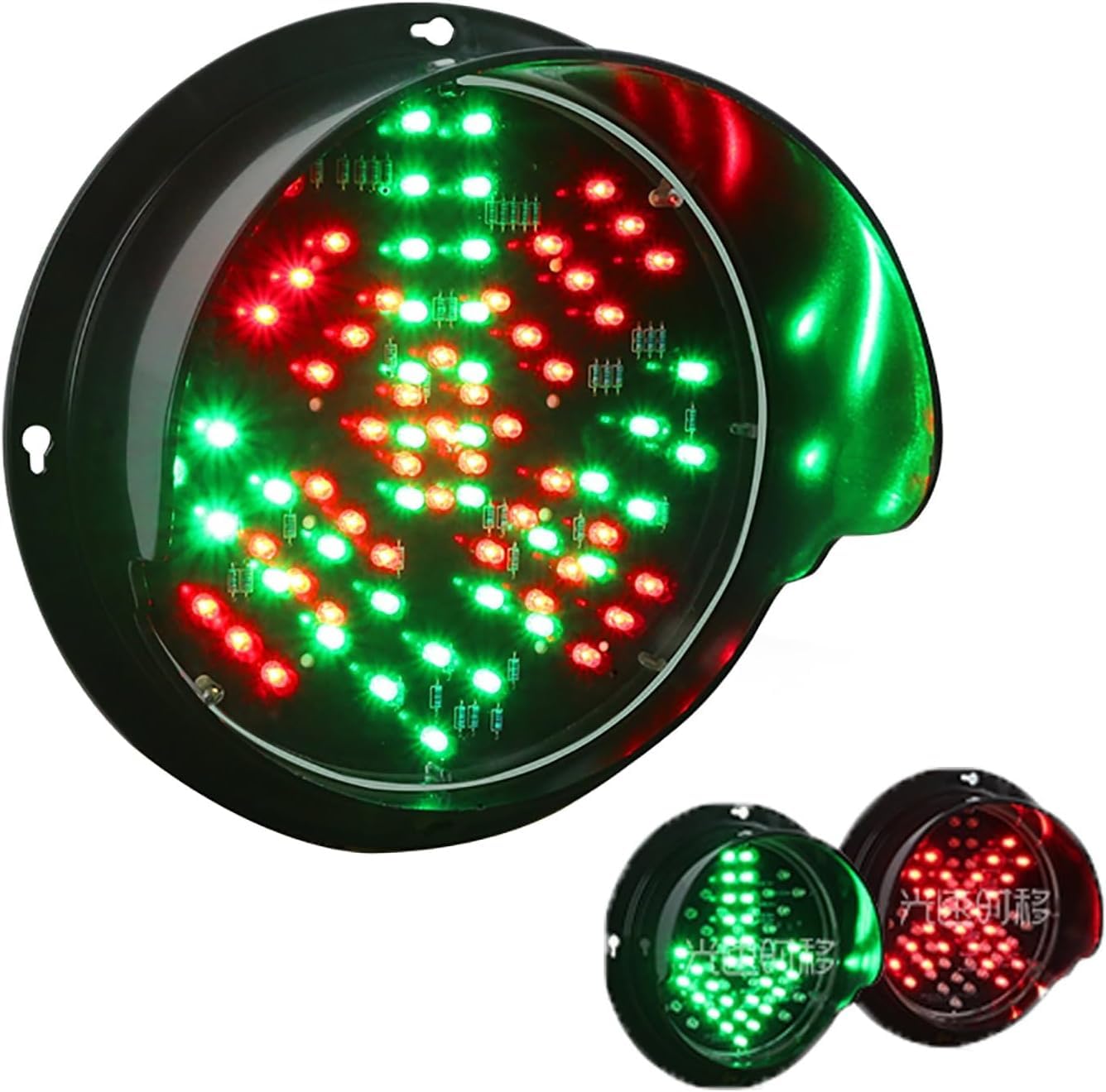 LED Traffic Stop Light, Industrial Indicator LED Light, 1 Light X/Arrow Dock Bay Indicator Warning Light(Common Negative Pole,220V)